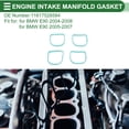 thumbnail image 3 of Junta de Colector de Admisión de Motor Única para BMW E90 2004-2008 Junta de Sellado de Colector de Admisión para BMW E90 2005-2007 No.11617528584 Silicona 4 Pcs, 3 of 6