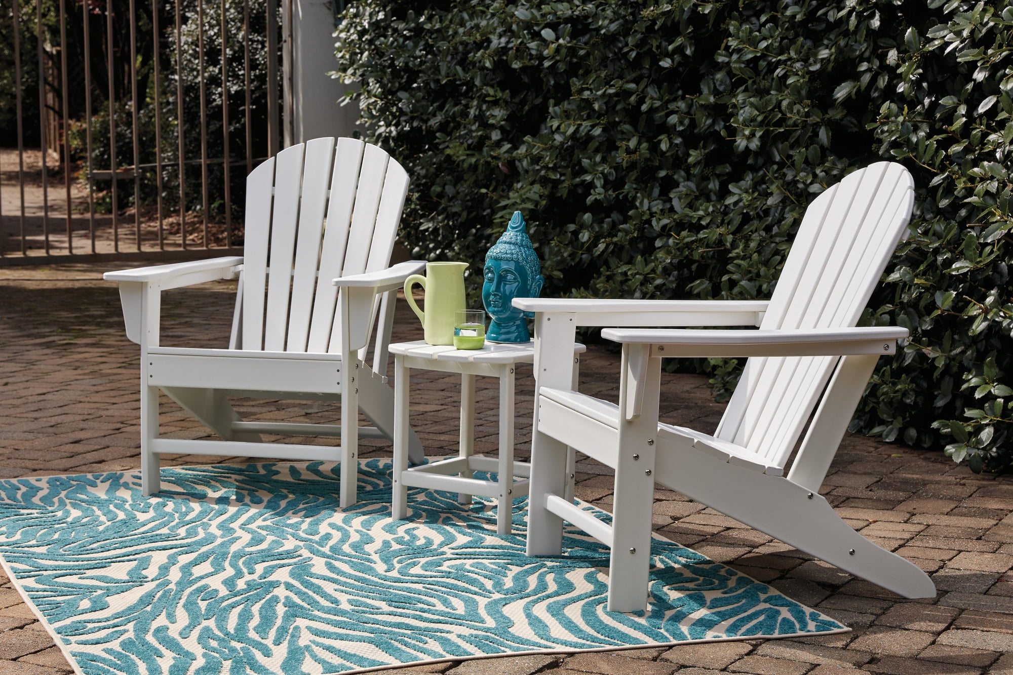 Signature Design by Ashley Contemporary Sundown Treasure Adirondack Chair  White