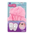 thumbnail image 1 of My Life As Loungewear Fashion Set for 18-inch Doll, 3 Pieces Included, Solid Pink, 1 of 9