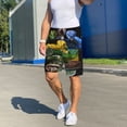 thumbnail image 6 of Sikiie Colorful Viper Snake Mens Pajama Shorts, Lounge Pant, Men's shorts，Sleep Pj Shorts for Men-Large, 6 of 6