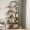 Brown, variant on EastVita 71 inch Bookshelf 5 Tier Bookcase Arched Display Racks Tall Bookshelf Freestanding Open Storage Shelf with Sturdy Metal Frame for Bedroom Living Room Home Office Bathroom Marble White