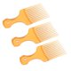 thumbnail image 1 of 3 peines para desenredar el cabello jinwen antiestático resistente volumen cabello naranja Peine de pelo rizado afro, 1 of 5