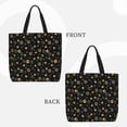 thumbnail image 2 of Fotbe Gold Dog Paw Bolsa Tote con Estampado para Mujer, Bolsos con Cremallera, Bolsa de Hombro Casual de Gran Capacidad con Bolsillos Internos, 2 of 7