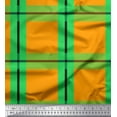 thumbnail image 1 of Soimoi Crepe Silk Fabric Check Check Printed Fabric 1 Yard 42 Inch Wide, 1 of 3