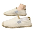 thumbnail image 3 of Men's Casual Shoes Trendy Breathable Linen Sneakers Stylish Espadrille Fisherman Footwear For Everyday Wear Mens Casual Shoes, 3 of 8