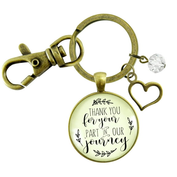 Wedding Coordinator Gift Gutsy Goodness Bronze Keychain Thank You For Your Part Jewelry Planner Appreciate