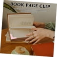 thumbnail image 4 of 4Pcs Book Corner Protectors Decorative Edge Covers for Album and Book Corners Portable Page Clips for Students, 4 of 4