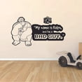 thumbnail image 2 of My Name Is Ralph And Im A Bad Guy In The World Wreck It Ralph Vinyl Wall Art Sticker Wall Decal Decoration For Home Room Wall Boys Girls Room Playroom Wall Décor Décor Design Size (10x10 inch), 2 of 3