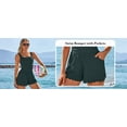 thumbnail image 6 of Asoul Swim Rompers for Womens Tummy Control V Neck Swimsuits with Shorts One Piece Modest Bathing Suits Full Coverage 2026, 6 of 8