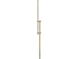 thumbnail image 5 of Benjara 3 Way Metal Floor Lamp with and Adjustable Height Mechanism, Brown, 5 of 5