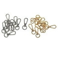 thumbnail image 4 of 10 Pieces Swivel Snap Lobster Clasp Clips Keychain Key Jewelry Making Clasps Lobster Rings DIY Silver, 4 of 9