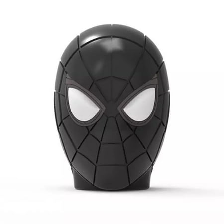 Marvel Spider-Man Bluetooth Speaker with Glowing Eyes Bluetooth Speaker Waterproof Wireless Speaker with Rechargeable Battery