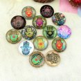 thumbnail image 2 of U8MO Flatback 10-25mm Round Photo Image Cover Glass Cabochon Hamsa Hand Cameo Jewelry-20Pcs 20mm, 2 of 9