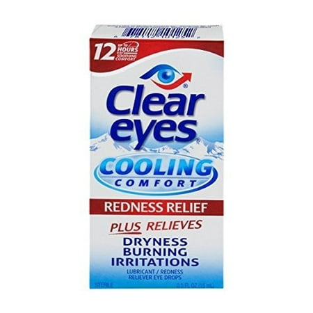 Clear Eyes Cooling Comfort- Redness Relief, 0.5