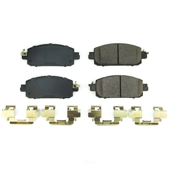 PowerStop 17-2310 Power Stop - Front Z17 Low-Dust Ceramic Brake Pads with Hardware Fits select: 2020-2022 NISSAN SENTRA, 2021-2022 NISSAN KICKS SV