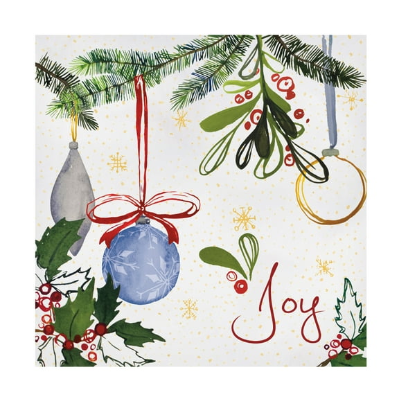 Harriet Sussman 'Watercolor Christmas I' Canvas Art