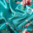 thumbnail image 4 of AWAYTR 35" Large Square Satin Head Scarf - Silk Hair Scarf Square Hair Bandanas Women Sleeping Head Wraps, 4 of 5