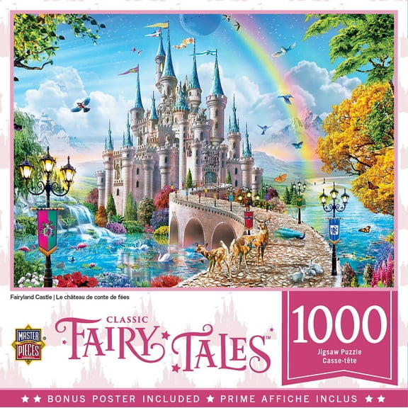 MasterPieces 1000 Piece Jigsaw Puzzle - Fairyland Castle - 19.25"x26.75"