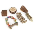 thumbnail image 3 of Juego de juguetes para hámster, hámster para mascotas pequeñas de madera, juguete para hámster de madera, juguetes para hámster, estándares líderes en la industria, 3 of 8