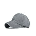 thumbnail image 1 of Gorra de béisbol Qarigey para mujer con cola de caballo y hebilla ajustable Gris AP019033-05, 1 of 6