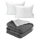 thumbnail image 1 of Edredón Dos vistas Matrimonial Rogga Gris Oxford - Gris Perla + Almohada Royal Twin, 1 of 8