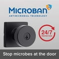 thumbnail image 2 of Pismo Square Keyed Entry Knob featuring SmartKey Security in Matte Black, 2 of 8