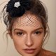 thumbnail image 5 of Tocado con velo para mujer, tocados con plumas, pinza para el cabello, velo, tocados para mujer, accesorios para el cabello, tocados para fiestas, bodas y novias, 5 of 9