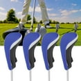 thumbnail image 5 of 4 Pieces Thick Golf Hybrid Club with Number Tag Golf Accs Blue, 5 of 6