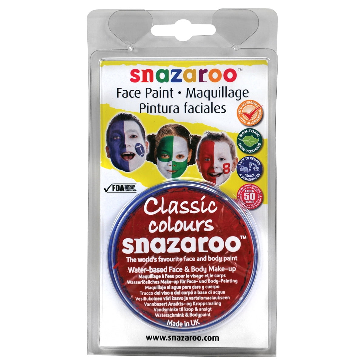 Snazaroo Face Paint, 10 Pack