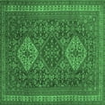 thumbnail image 1 of Ahgly Company Indoor Square Persian Emerald Green Traditional Area Rugs, 8' Square, 1 of 4