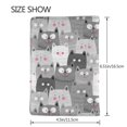 thumbnail image 3 of Pofeuu Cats Group Print Travel Document Organizer Passport Holder Men Women for Family (6.5 in x 4.5 in),Wallet Holder Credit Card Clutch Bag Case, 3 of 5