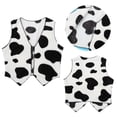 thumbnail image 7 of Rswnyirn Kids Boys Girls Cowboy Cowgirl Waistcoat Vest Tops Fancy Dress Up Black&White 5, 7 of 7