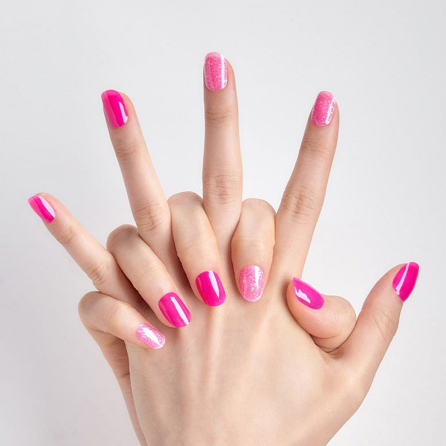 Amazon.com: GLAMERMAID Press on Nails Extra Short Squoval