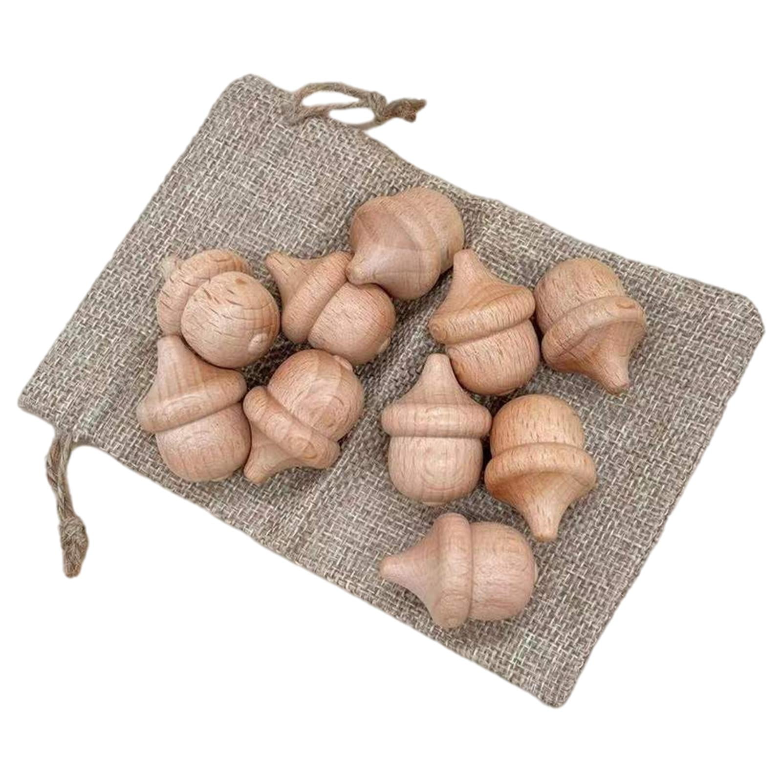Tachiuwa 10 Pieces Acorns Counting & Sorting Toys Educational Game