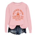 thumbnail image 1 of WEAIXIMIUNG Sweat-Shirt Couverture Jumeau Mode Femme Imprimé Lettre Sweat-Shirt Manches Longues Décontracté Col Rond Sweat-Shirt, 1 of 4