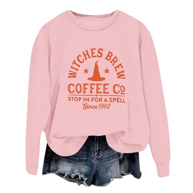 WEAIXIMIUNG Sweat-Shirt Couverture Jumeau Mode Femme Imprimé Lettre Sweat-Shirt Manches Longues Décontracté Col Rond Sweat-Shirt