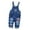 1-Blue198, variant on Byoo Girls Denim Overalls with Bow Butterfly Prints Cute Kids Jumpsuit Pants,Blue