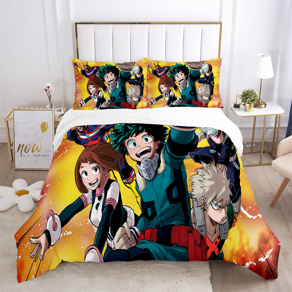 Novelty My Hero Academia Bedding Bed Set Twin Full Queen King Size 1