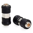 thumbnail image 1 of Outdoor Coaxial Cable Connector, 2 Pack RG6 Coax Coupler Barrel, F Female to Female Extension Connector 3GHz Weatherproof for Outdoor RG6 Cable, TV Cable, 1 of 5