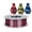 Gold Blue Red, variant on Tri-Colors 3D Printer Filament, 250g PLA 3 Colors 3D Printing Material 1.75mm Sublimation Products Magic Pla Silk Filaments