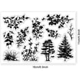 thumbnail image 7 of Grass Clear Stamps Tree Clear Stamps Grass Weed Decorative Clear Stamps for DIY Scrapbooking Photo Album Decorative Cards Making 6.3×4.33inch, 7 of 7