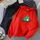 thumbnail image 2 of Sudaderas lindas para mujer Skateboarding Frog Sudadera con capucha de manga larga Tops Adepaton WMZL-2135-19, 2 of 3