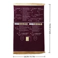thumbnail image 3 of EGNMCR Multi-Functional Mat With English Reading Arabic Recitation Guidance Rug For Daily Home Travel Use non slip carpet, 3 of 6