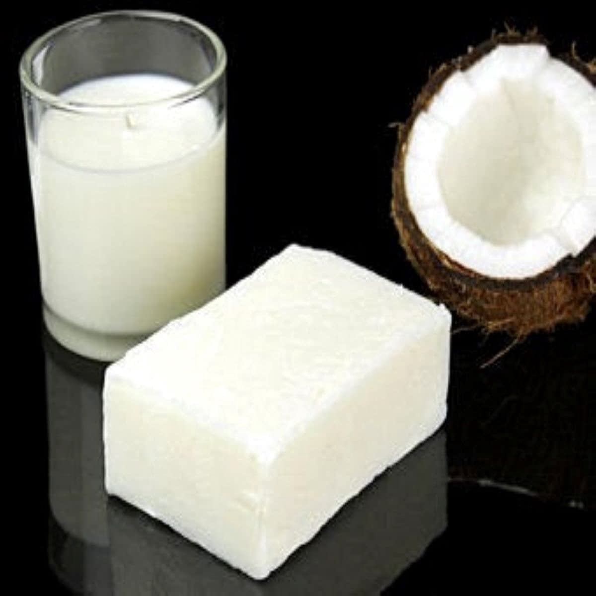 Hemp Luxury Coconut Soy Blend Wax 22.50 Pounds Two11.25 Pound Slabs Great for Containers Candles