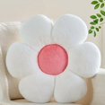 thumbnail image 1 of wonima44 White Pink Flower Pillow 15.74 inch Flower Shaped Throw Pillows Daisy Plush Pillow Floor Pillows Seat Cushion Cute Aesthetic Decorative Throw Pillows for Bed Home Sofa Chair Couch Decor, 1 of 1