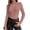Dirty Pink, variant on Women's Mock Turtleneck Long Sleeve Shirts Fall Ribbed Tops Fleece Basic Layering Soft Thermal Undershirts Tee