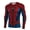 Red A, variant on Men's Superhero Compression Long Sleeve Shirt 3D Printed Workout Athletic Rash Guard Top for Gym Running Cycling 040,XXL