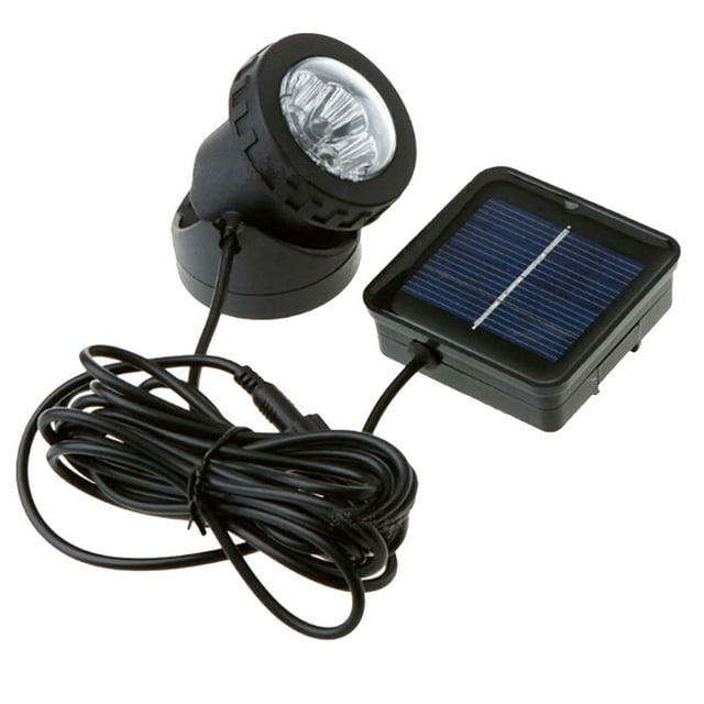 GOOHOCHY Luz de la luz de la luz de la luz de la luz solar a prueba de agua Lámpara del proyector de la luz del jardín al aire libre