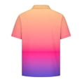 thumbnail image 3 of jobturf 100th Day of School Shirt Girls Trendy Gradient Collared Short Sleeve Shirts Workout Tops Summer Blouses Size 5-15 Years, 3 of 7
