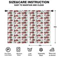 thumbnail image 2 of Blackout Kids Curtains,Red Christmas Farm and Truck Pattern Childrens Insulated Curtains Set Of 2,Bedroom Essentials,Toddler Room Decor 42"x63", 2 of 5